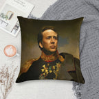 Nicolas Cage Soft Short Plush Fabric Throw Pillow
