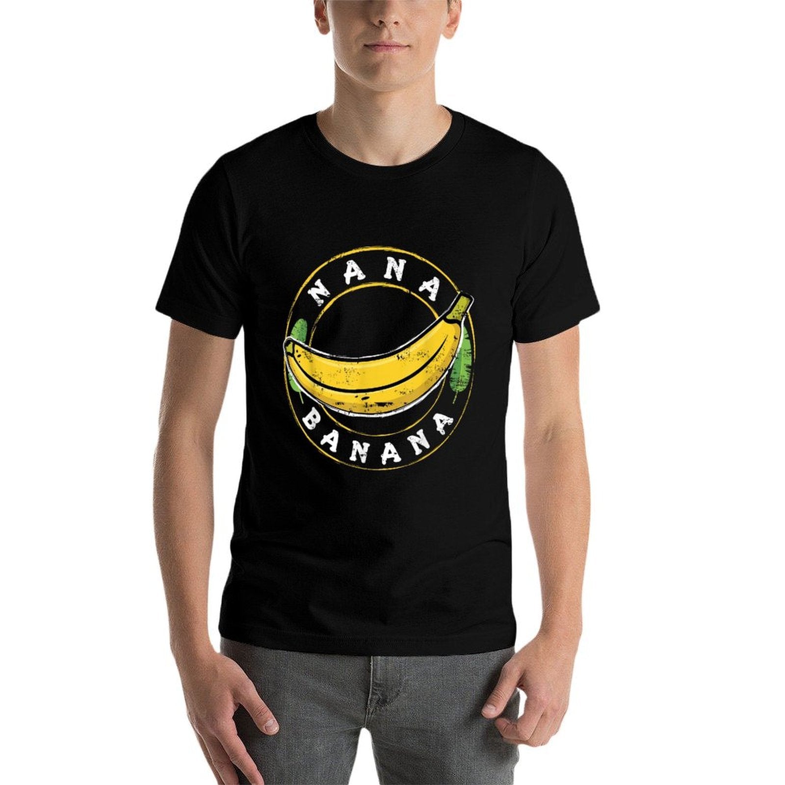 Funny Gift Nana Banana Design  Easy-care T-Shirt