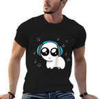 TBH Autism Creature Meme With Headphones Raglan Baseball  Moisture-wicking T-Shirt