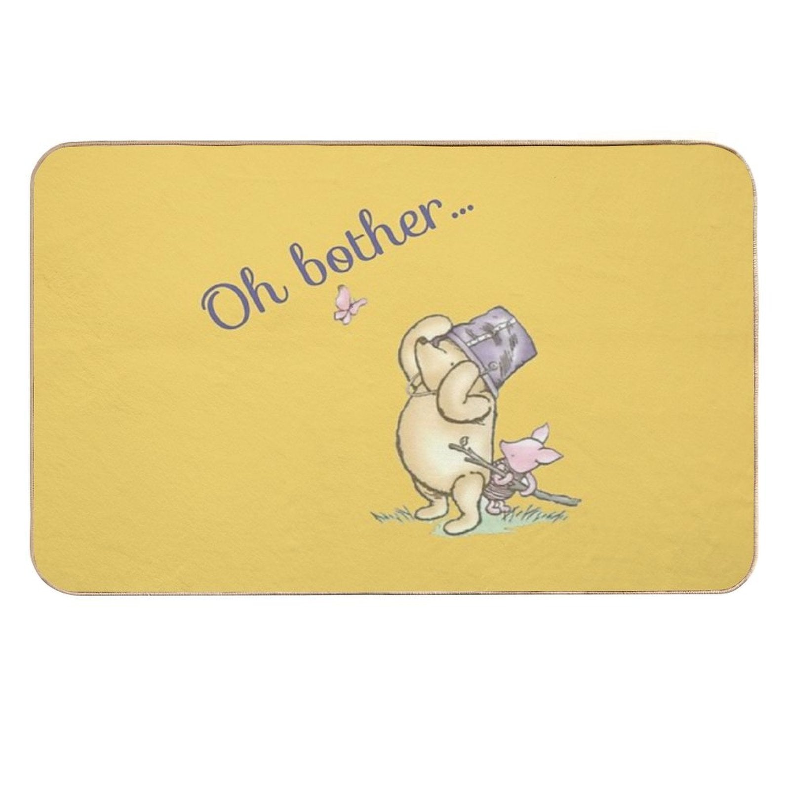 Oh Bother Winnie The Pooh  Stain-Proof Bath Mat