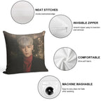 T.O.P Eyes Open Soft Skin-Friendly Throw Pillow