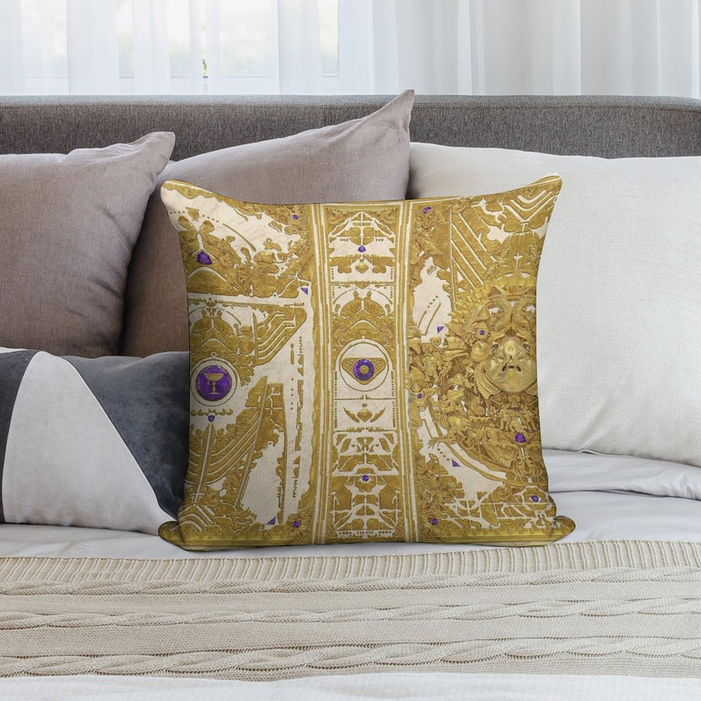 Destiny 2 Leviathan Book Art Soft Luxury Feel Throw Pillow