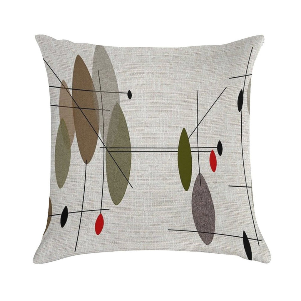 Hanging Orbs Soft Easy Maintenance Throw Pillow