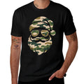 Vintage Santa Face Camouflage Christmas Xmas Camo Men Boys  Wrinkle-resistant T-Shirt