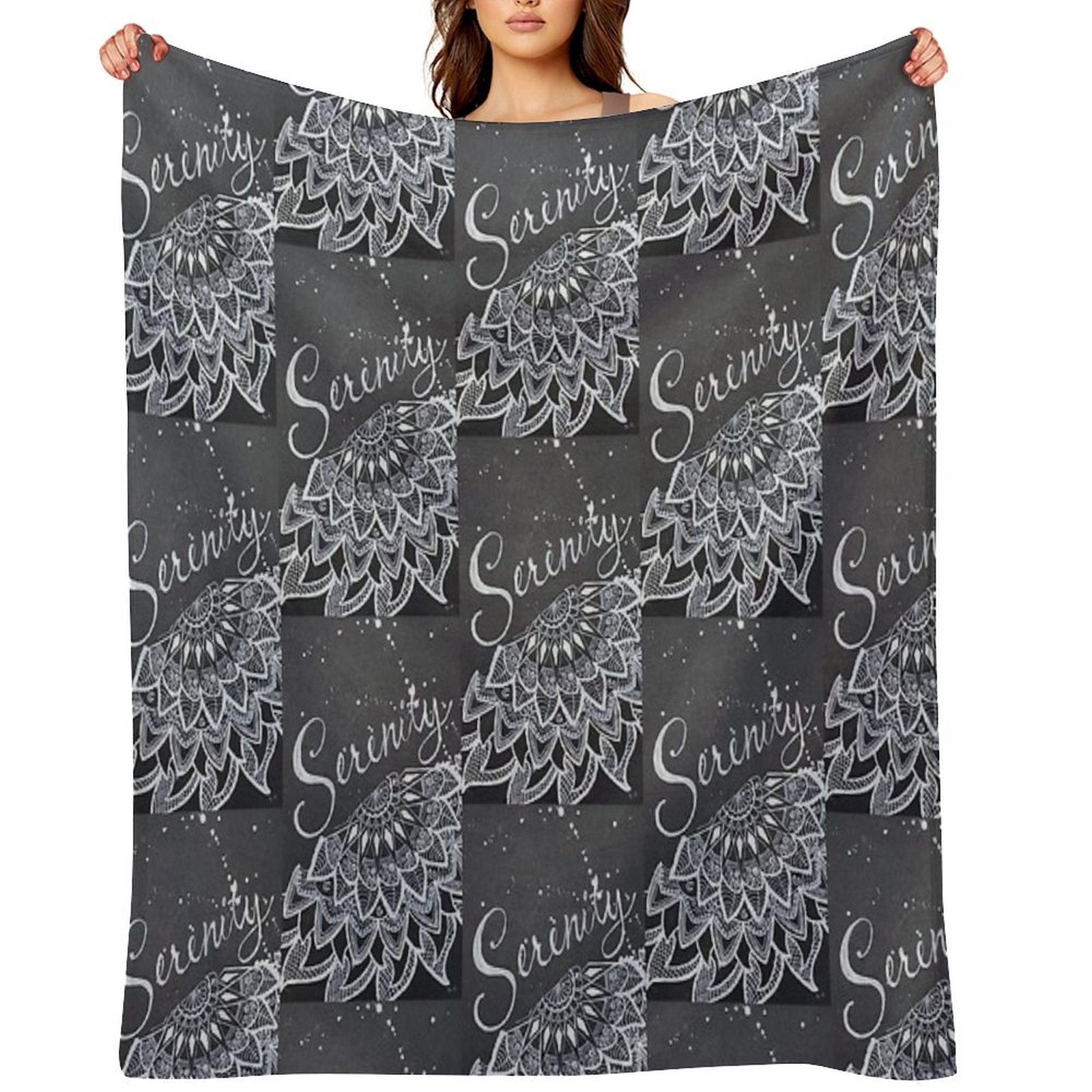 Serenity Mandela All-season Throw Blanket