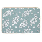 Blur Flower Pattern  Multi-Purpose Bath Mat