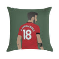 Bruno Fernandes MUFC Soft Ultra-Soft Texture Throw Pillow