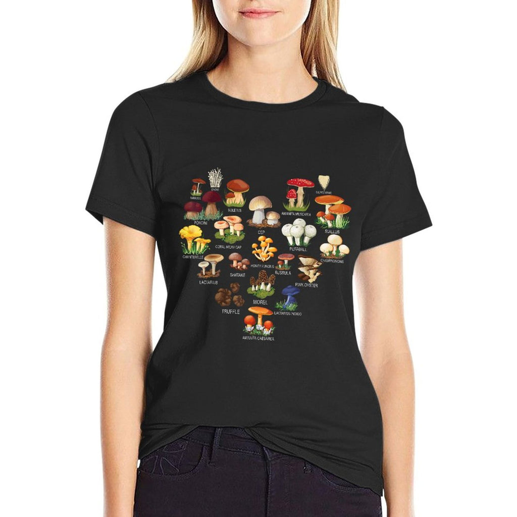 Mushroom Mycology Fungi Foraging Mushrooms Whisperer Fungus  Stretchy T-Shirt