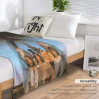 Family Dancing Premium Throw Blanket