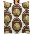 In Case Of Emergency Feed With Ferrero Rocher Machine-washable Throw Blanket