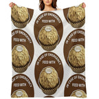 In Case Of Emergency Feed With Ferrero Rocher Machine-washable Throw Blanket