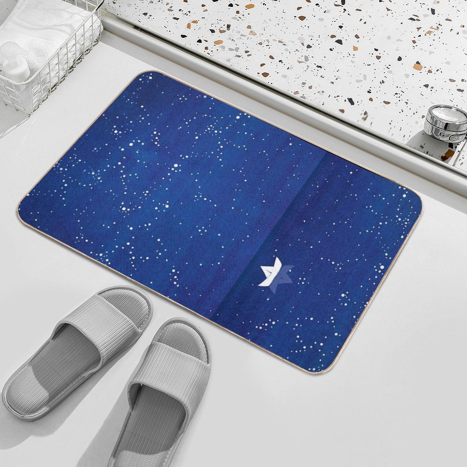 Zen Sailing  Rapid-Drying Bath Mat