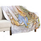 Beatrix Potter - Peter Rabbit Escapes Travel-friendly Throw Blanket