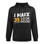35 Year Old Birthday Gift 35th Birthday Cotton-Polyester Blend Hoodie