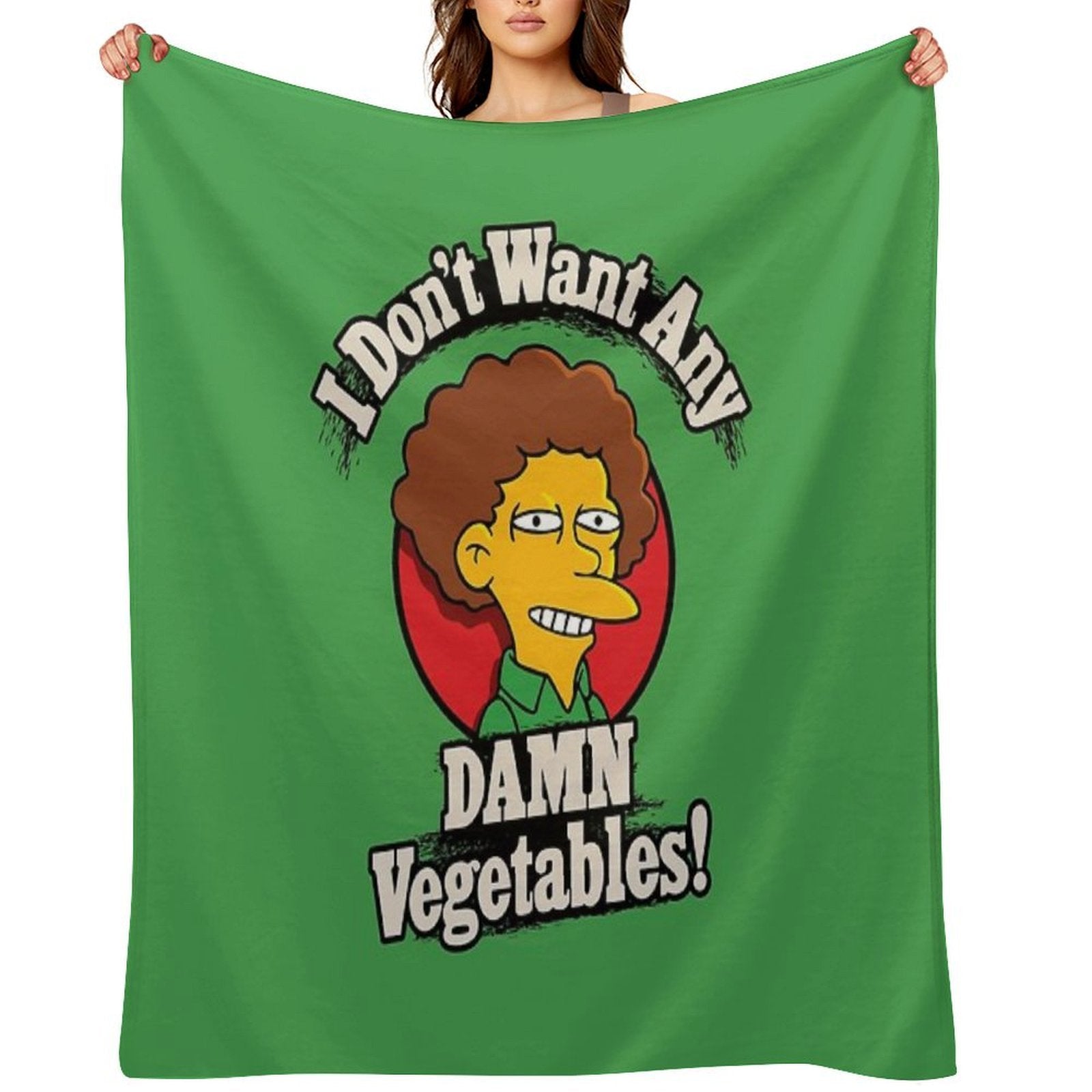I Don't Want Any Damn Vegetables Gift-ready Throw Blanket
