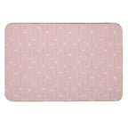 Swan River [pink]  Long-Lasting Bath Mat
