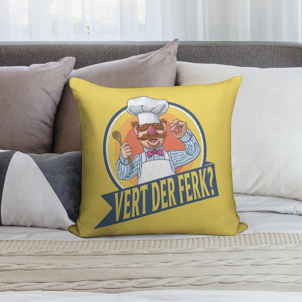 VERT DER FERK Soft High-Density Material Throw Pillow