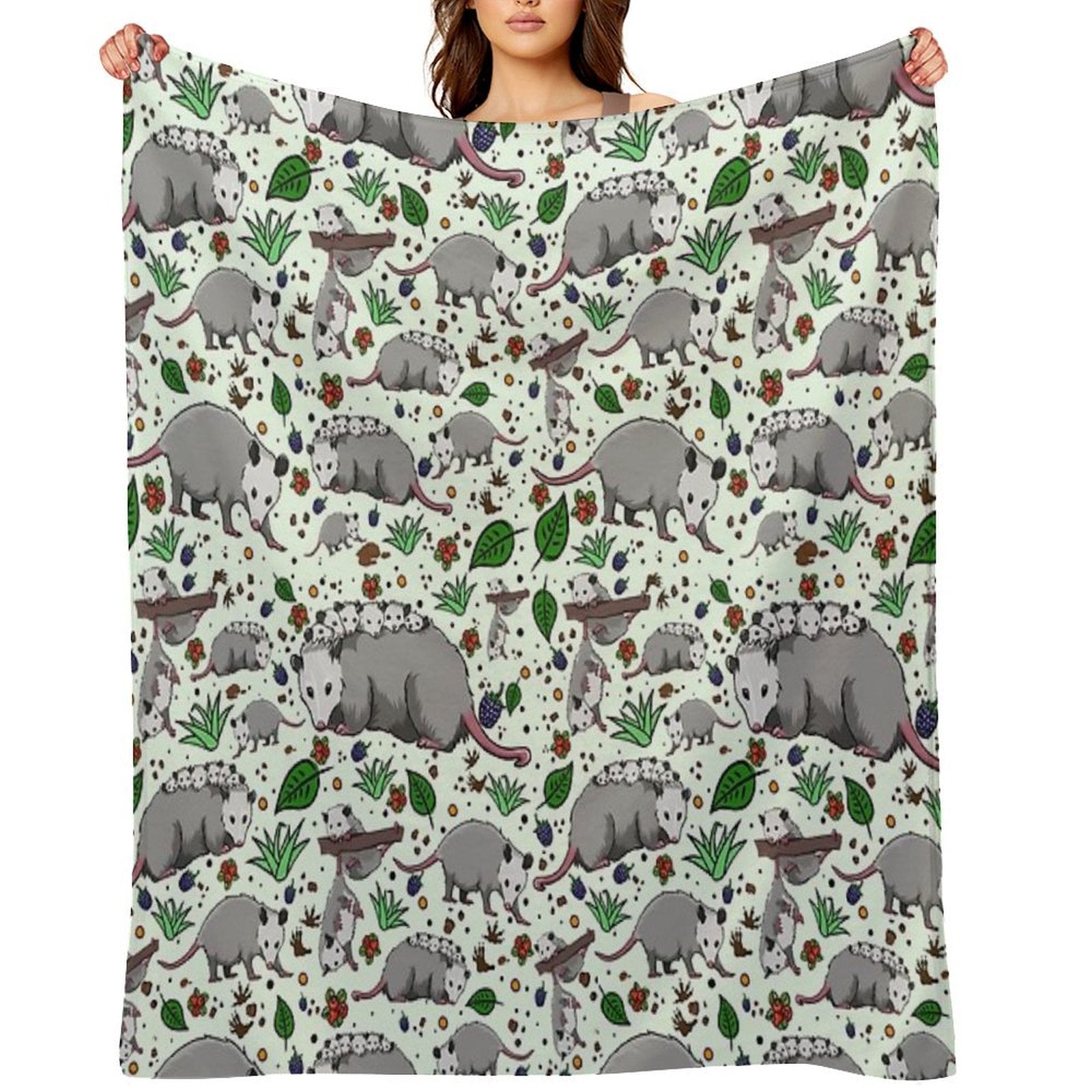 Cute Opossum,possum Comfort Throw Blanket