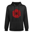 Really Like Gerbera Red Daisy Winter Flower All-Day Comfort Hoodie
