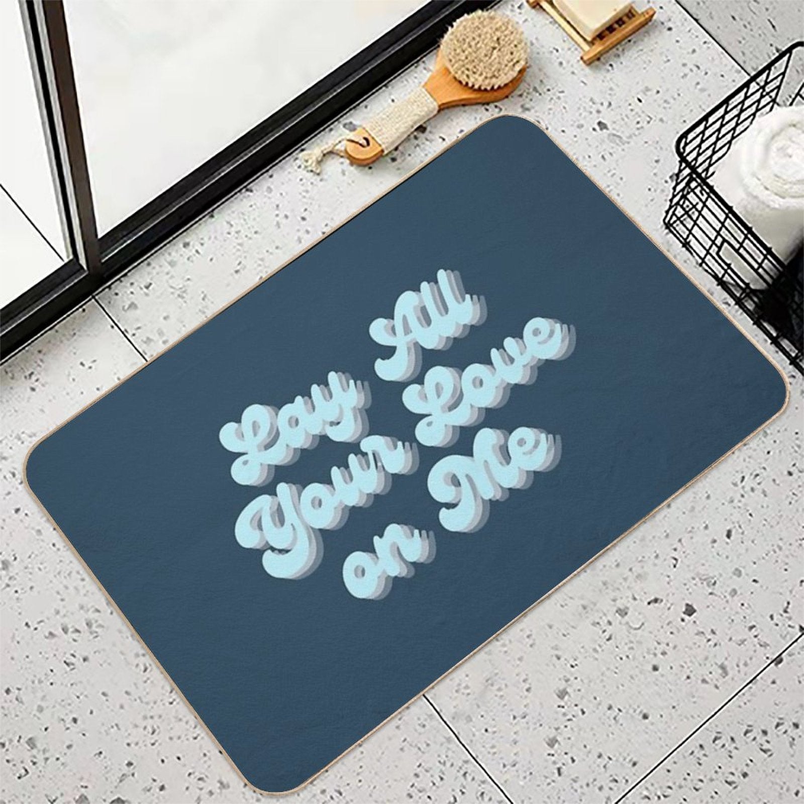 Lay All Your Love Mamma Mia Donna Dynamos Movie  Pet-Safe Bath Mat