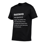 Gustavo Name  Rolled Sleeves T-Shirt