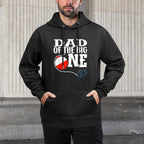 Dad of The Big One Fishing Boy First Birthday Ofishally Layering Staple Hoodie