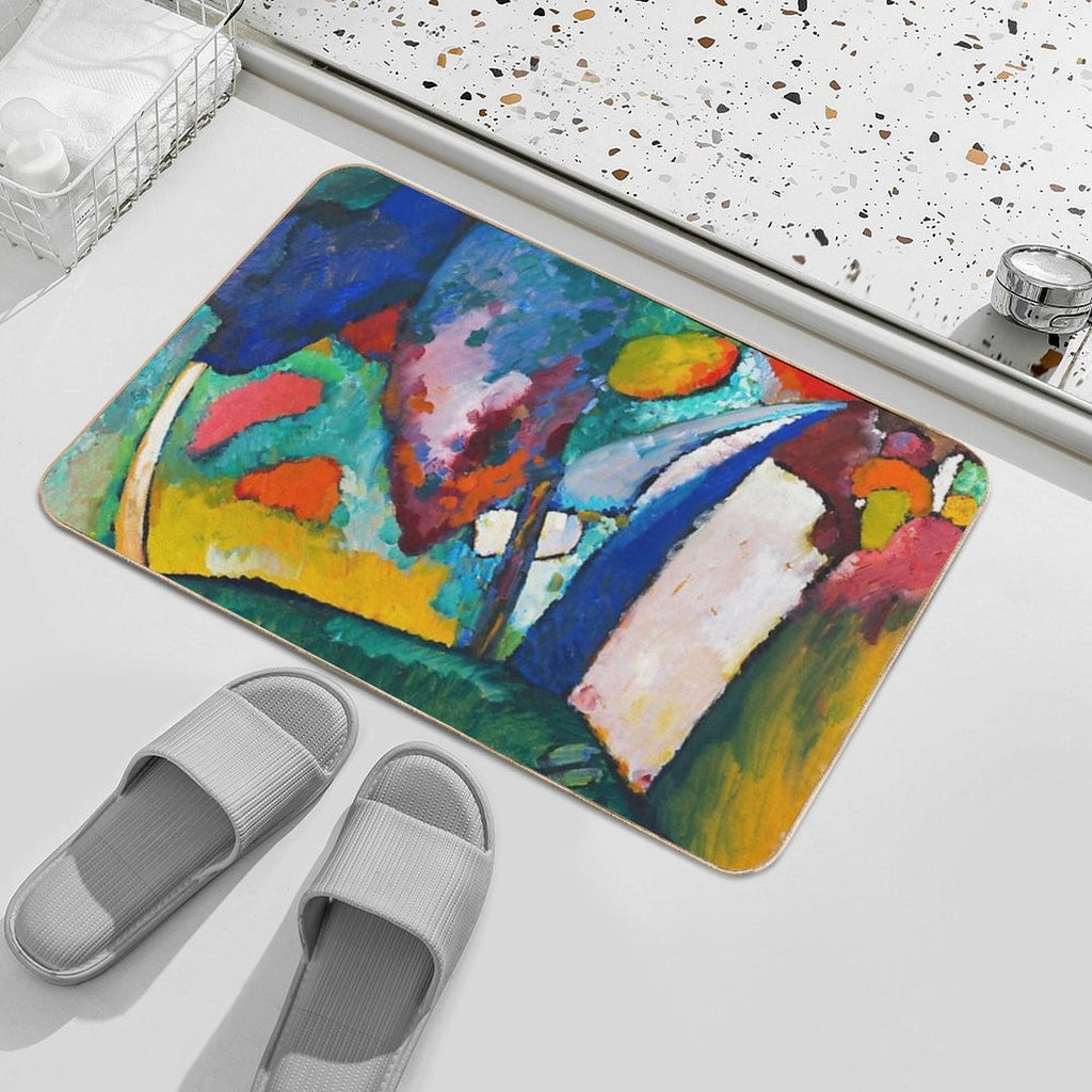 Kandinsky HD - The Waterfall  Absorbent Bath Mat