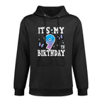 Kids Its My 9th Birthday Butterflies 9 Nine Year Old Bday Girls Easy Care Hoodie