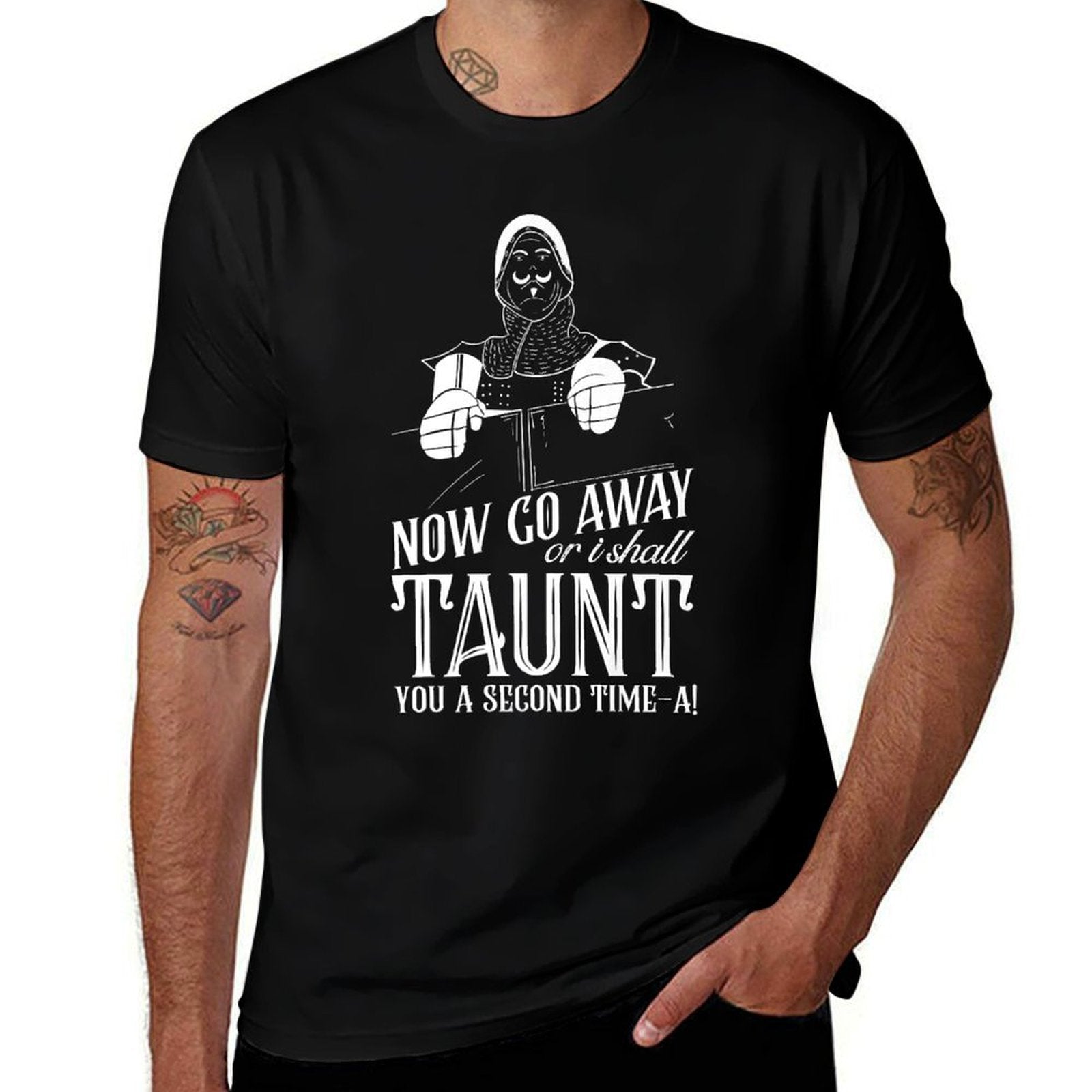 Now Go Away Or I Shall Taunt You A Second Time Quote Premium  Quick-drying T-Shirt