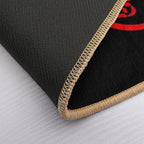 Shotokan Symbol And Kanji on The Sides White Text Durable Bath Mat