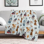 Oodles of Doodles Quick-dry Throw Blanket