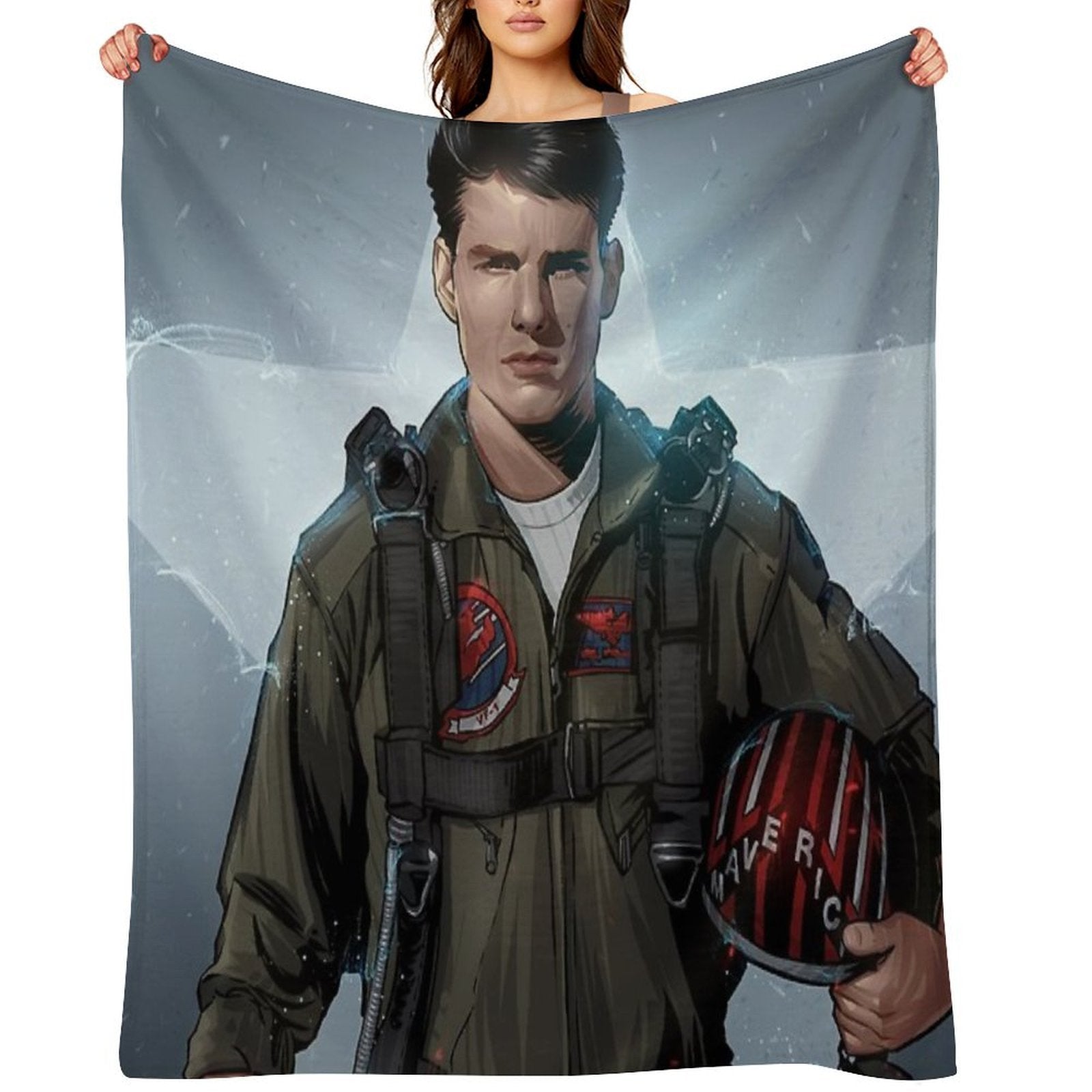 TOP GUN Anti-pilling Throw Blanket