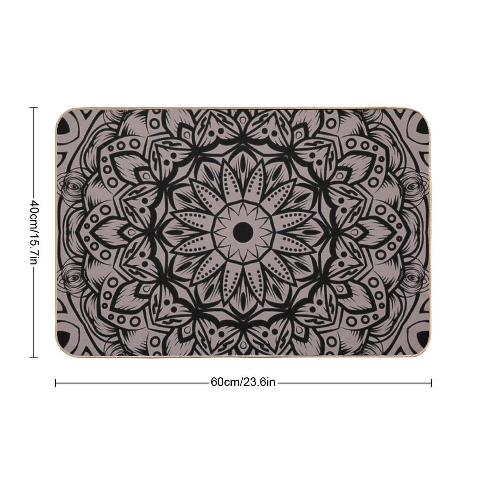 Mandala  Multi-Purpose Bath Mat