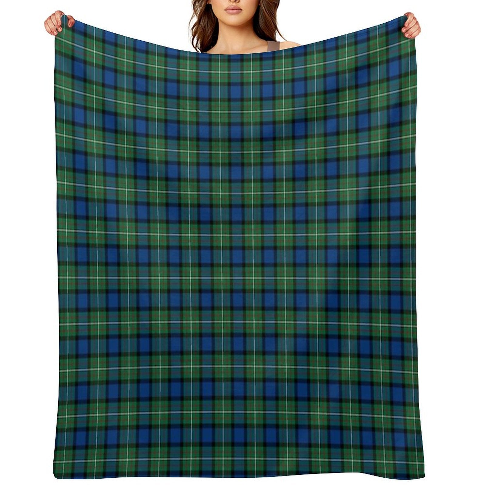 Clan Ferguson Tartan Eco-conscious Throw Blanket