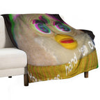 Long Furby Give Him Your Toes Anti-pilling Throw Blanket