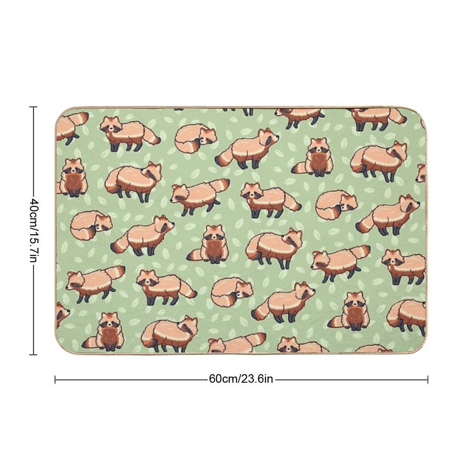 Tanuki  Fade-Resistant Bath Mat