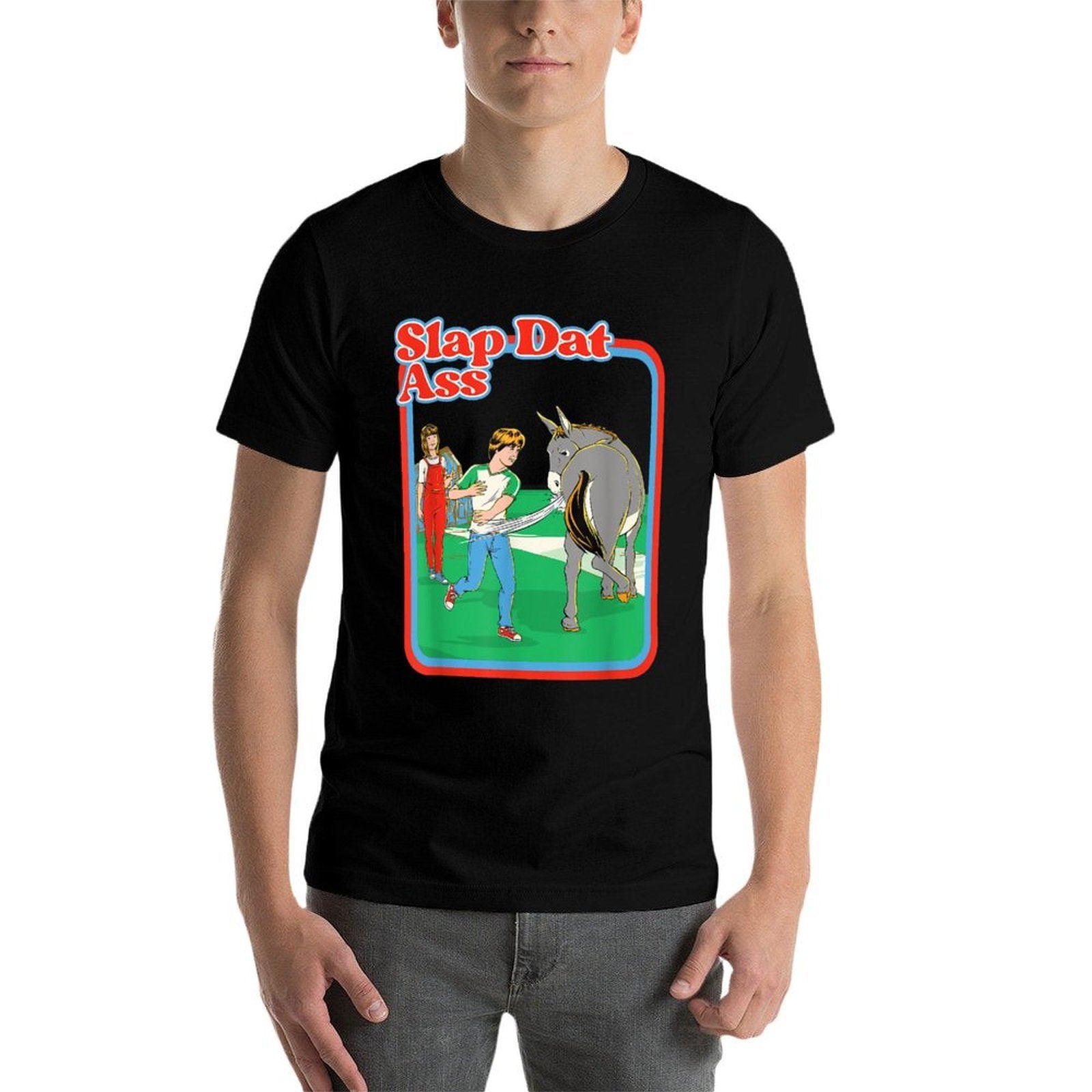 Slap Dat Ass Vintage Funny Meme - Vintage Child Game  Tagless Design T-Shirt
