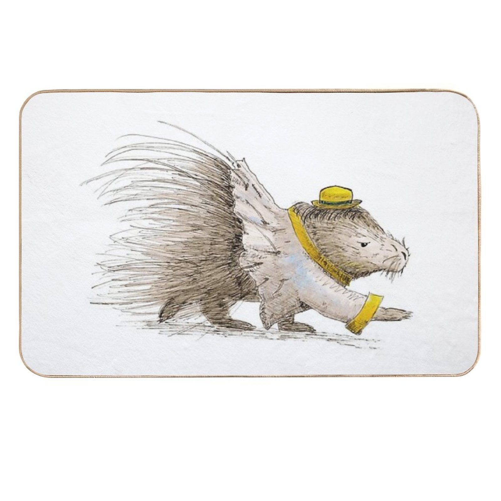 A Prickly Morning Commute  Toxin-Free Bath Mat