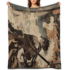 Traditional Zhongli Versatility Throw Blanket