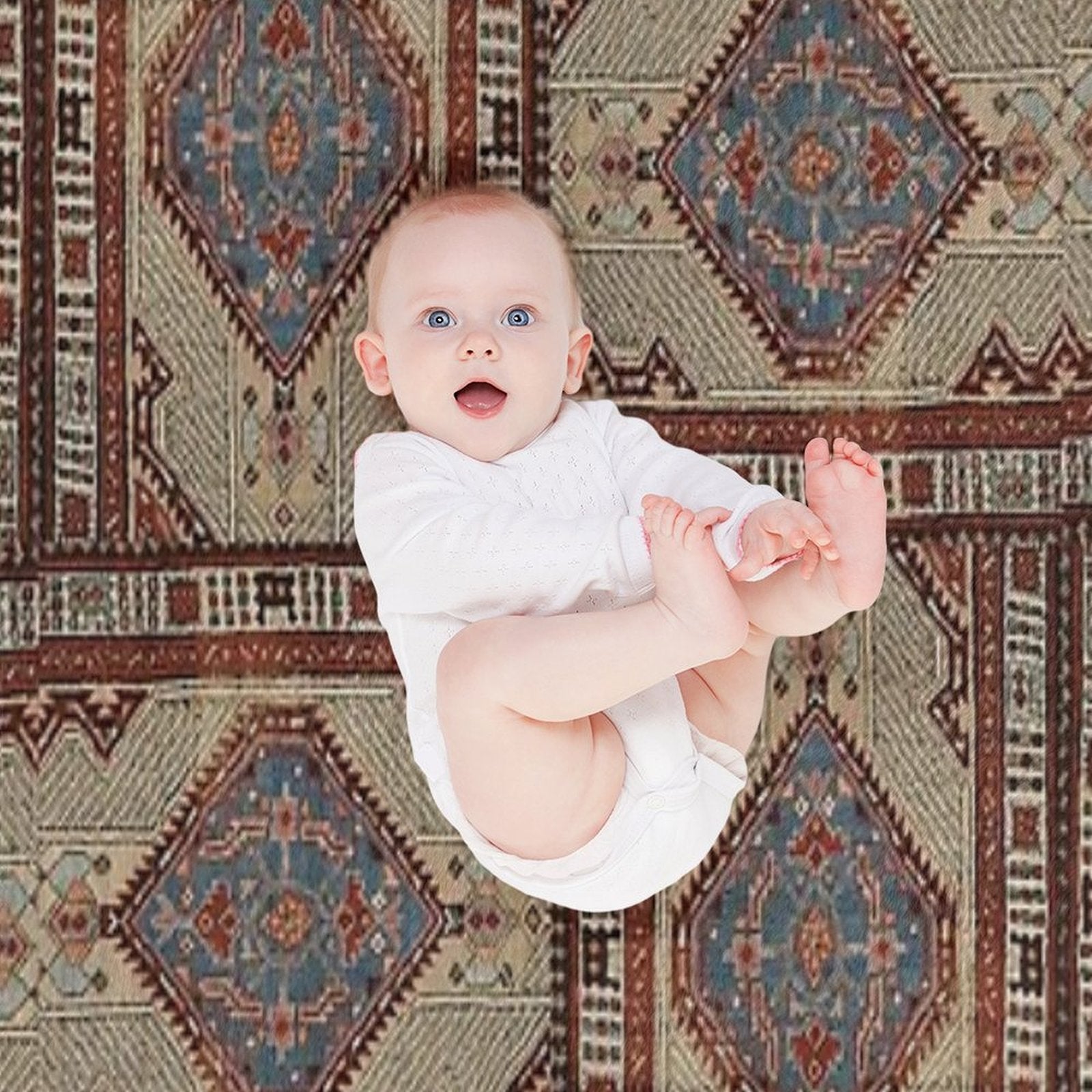The Blue Diamonds Wrinkle-free Throw Blanket