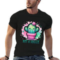 Not A Hugger Funny Vintage Cactus Cute Girl Women Sarcastic  Versatile T-Shirt