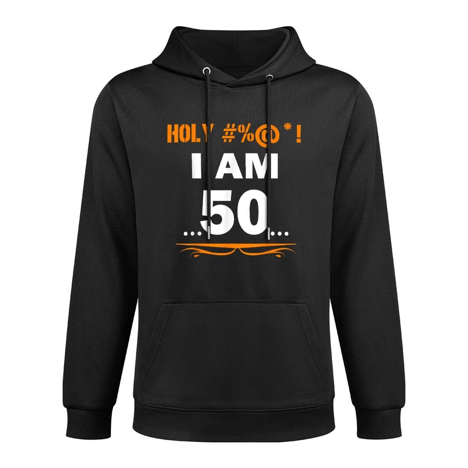 Funny Holy I'm 50 Years Old 50th Birthday Gift Shrink-Resistant Hoodie