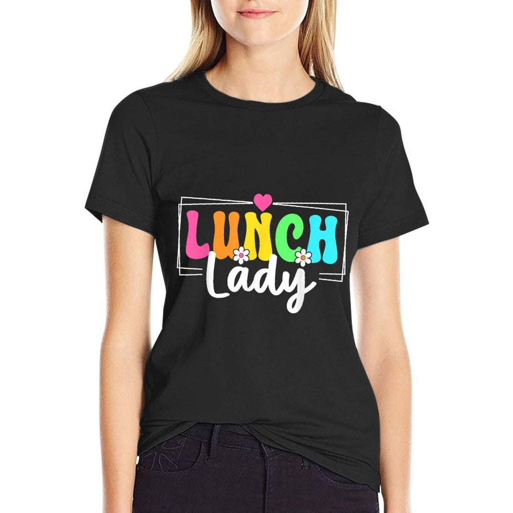 Lunch Lady Back To School Teachers Students  Eco-friendly Material T-Shirt