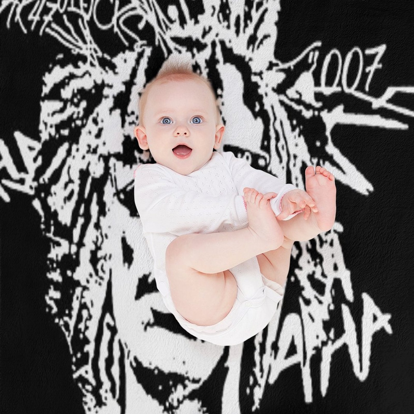 Sillhouette Retro Rapper 90s Durable Throw Blanket