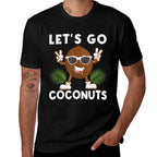 Lets Go Coconuts Funny Fruit Sommer Coconut Costume  Oversized Silhouette T-Shirt