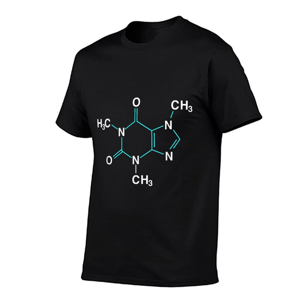 Caffeine Molecule - Funny Coffee Chemistry  Slim-fit Cut T-Shirt
