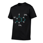 Caffeine Molecule - Funny Coffee Chemistry  Slim-fit Cut T-Shirt