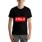 P FKN R Puerto Rico Fan Funny Meme Urban Slang Spanish Music  Rolled Sleeves T-Shirt