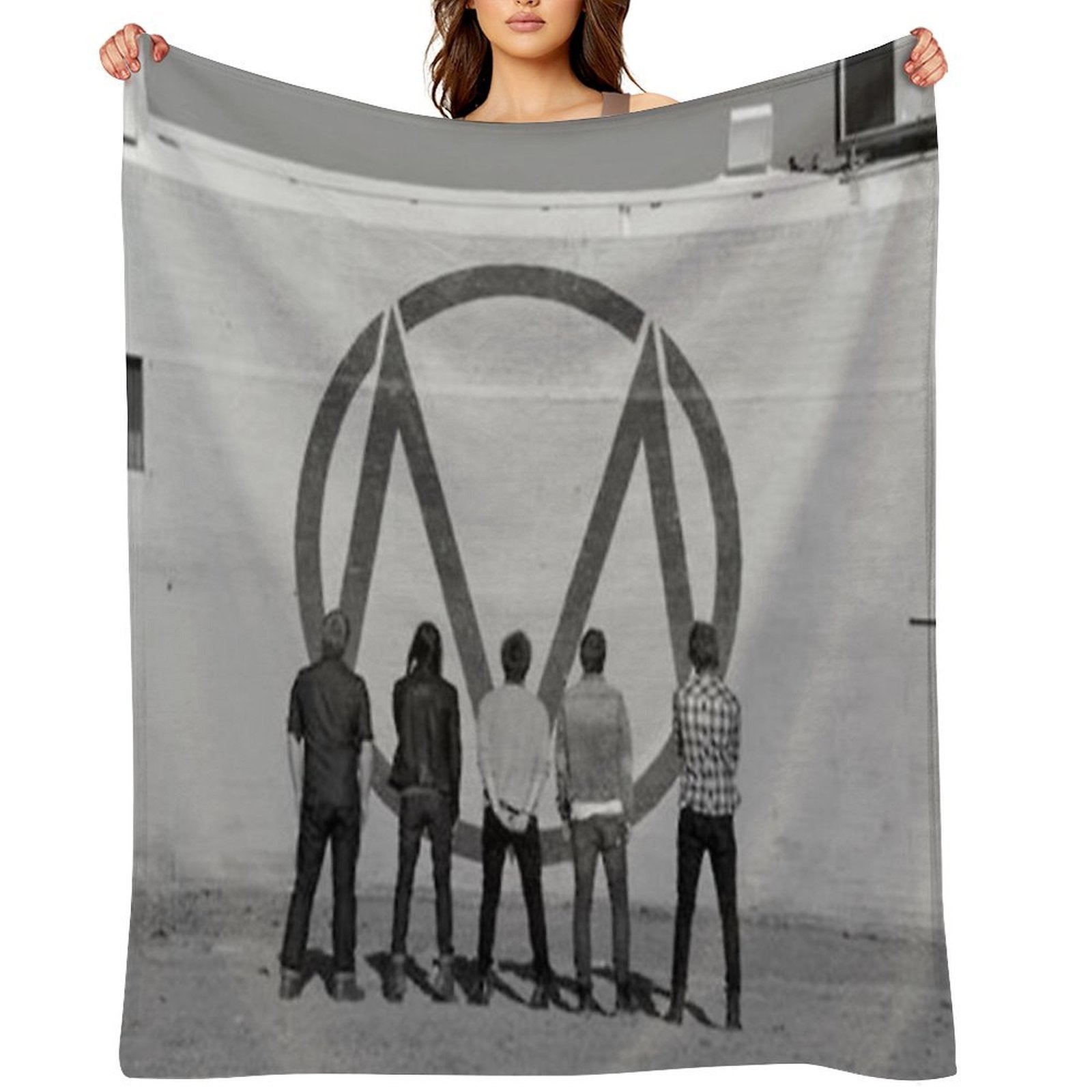 The Maine Looking Up Travel-friendly Throw Blanket