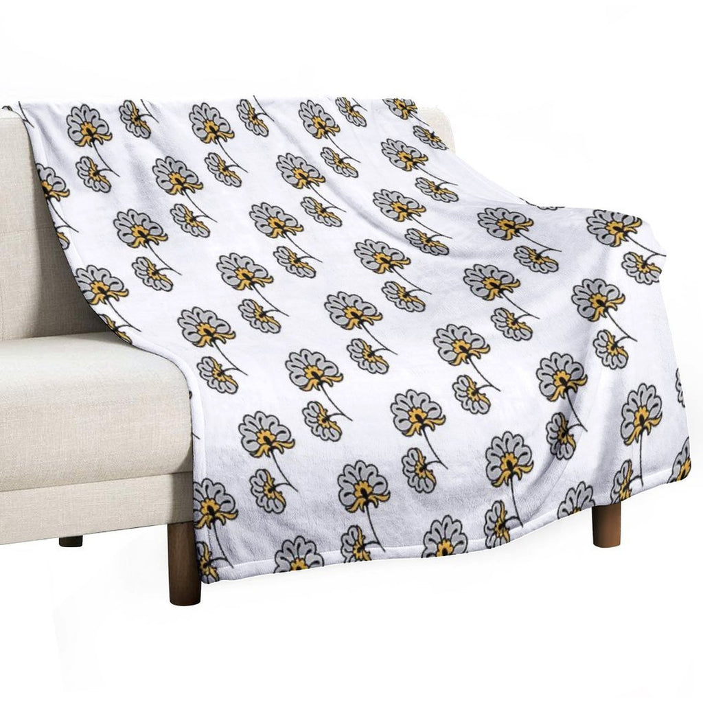 Pheux Flowers Easy Care Throw Blanket